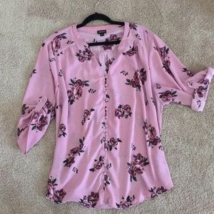 Torrid Harper Button Down Blouse Size 3
